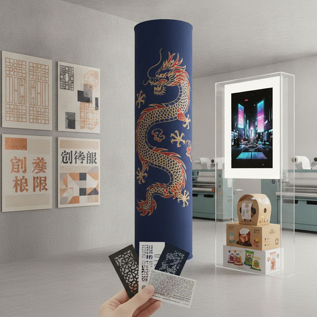 现代广告中的印刷应用实例